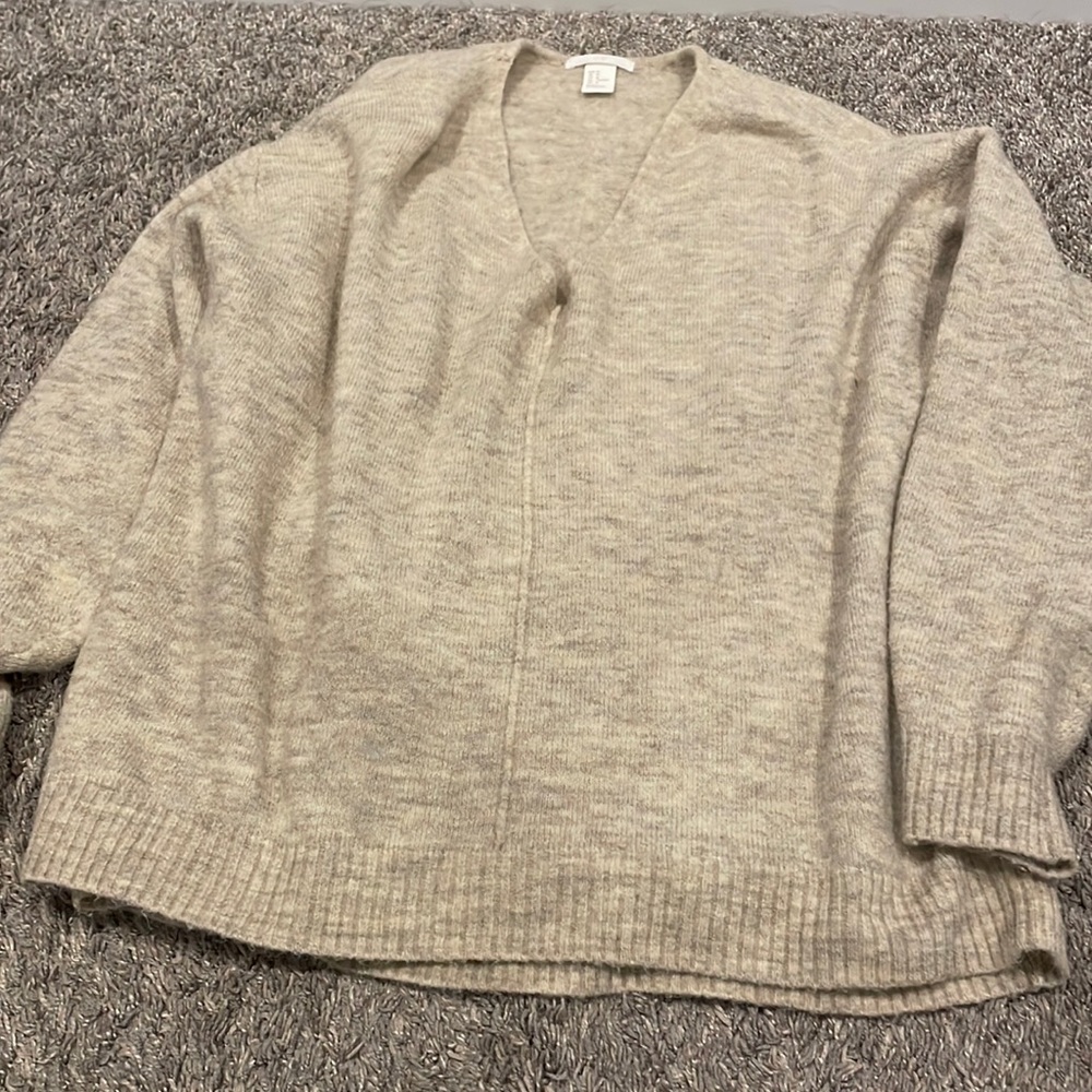 Cream sweater
